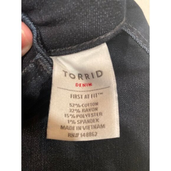NWT Torrid 20S Very Dark Rinse First At Fit Jeggings – Short Inseam - Picture 5 of 6